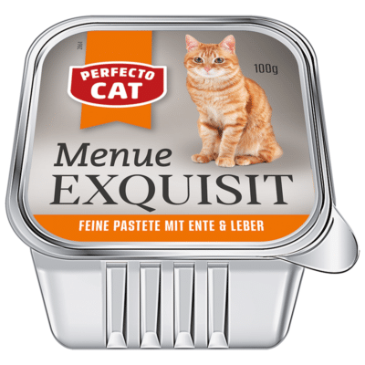 Perfectо Cat - Menu Exquisite Пастет с Патешко и Черен Дроб 100гр