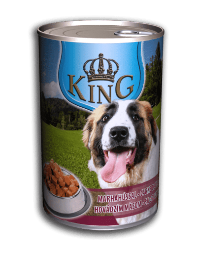 King Кучешка консерва с говеждо 1240 гр (Копие)