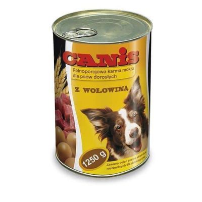 Canis Кучешка консерва с говеждо 1250 гр