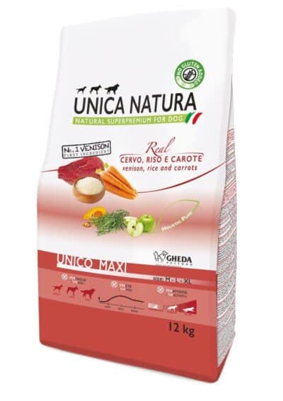 UNICA NATURA -12кг.суха храна за куче с елен