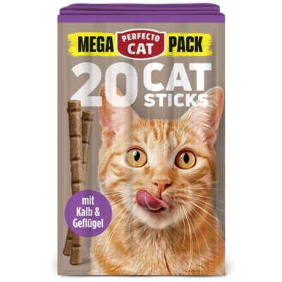 Perfecto Cat MEGA PACK 20 солети с теле и пиле 100гр