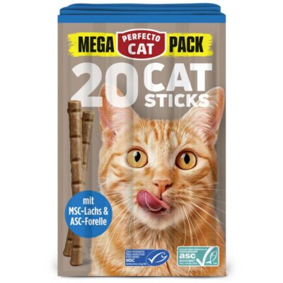 Perfecto Cat MEGA PACK 20 солети сьомга и пъстърва 100g
